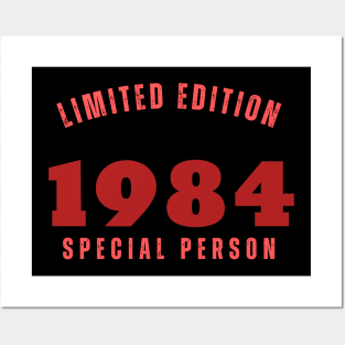 Limited Edition 1984 Special Person Posters and Art